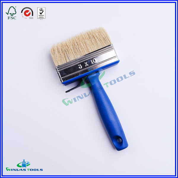 blue handle ceiling brush