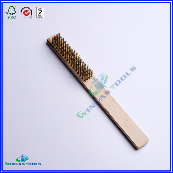 Wooden handle brass Brushes