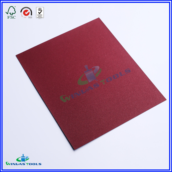 red sand Abrasive paper