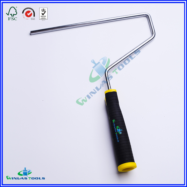 rubber handle european paint roller frame