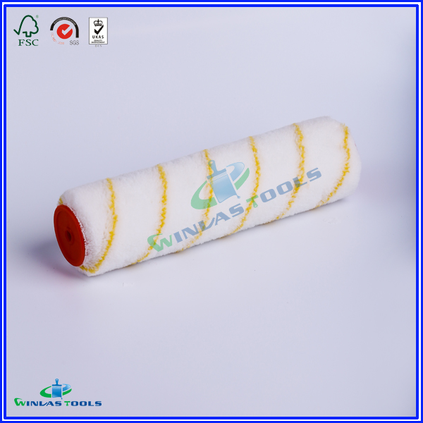 Yellow stripe Paint roller cover