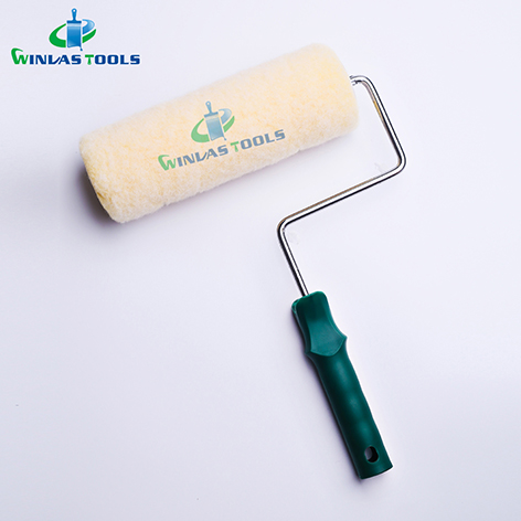 Chrome wire paint roller