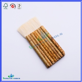 wool paint brush,bamboo handle paint brush,