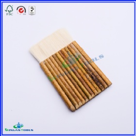 wool paint brush,bamboo handle paint brush,